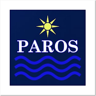 PAROS-Greece Sun Water Posters and Art